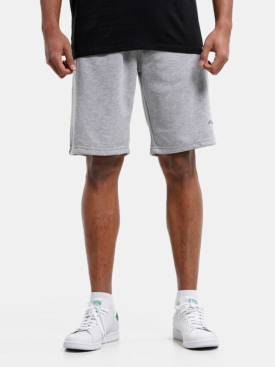 Rebase Ανδρική Βερμούδα Grey Melange