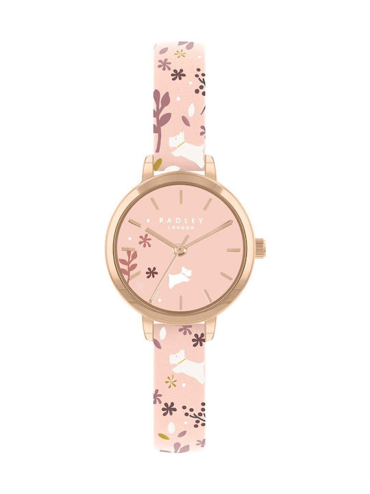 Radley Women's Watch with Pink Leather Strap