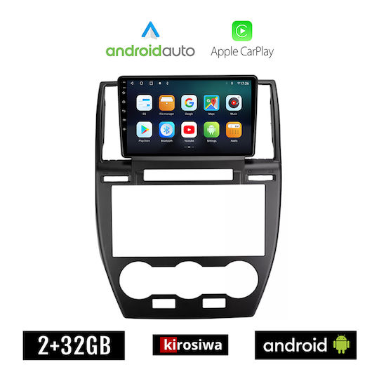 Kirosiwa Auto-Audiosystem für Land Rover Freelander 2006-2014 (Bluetooth/USB/WiFi/GPS/Apple-Carplay/Android-Auto) mit Touchscreen 9"