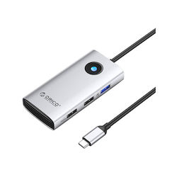 Orico USB-C Докинг станция с HDMI 4K PD (PW11-5P-SV-EP)