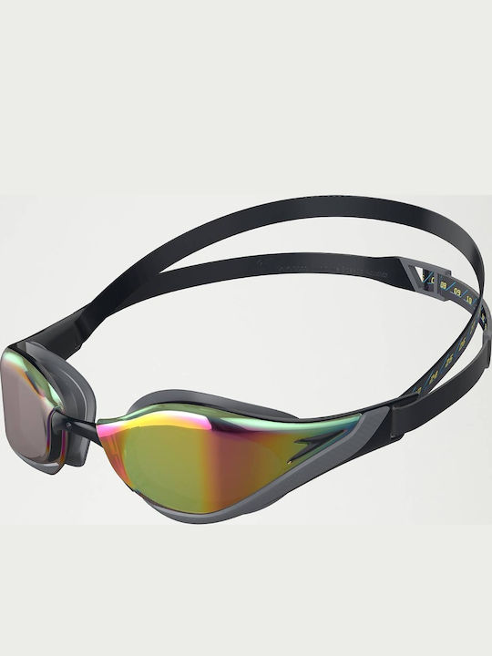Speedo Fastskin Pure Focus Swimming Goggles Adults Black