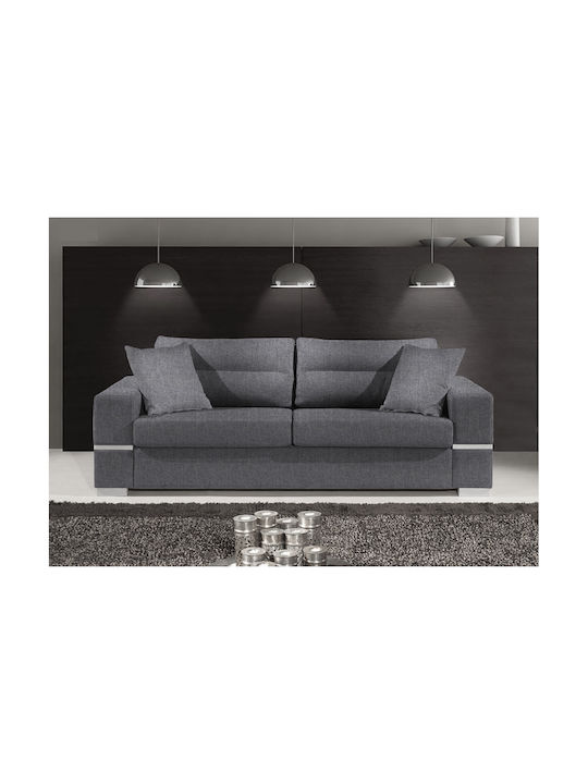 Polihome Fenia Two-Seater Grey Couch 165x90x90 cm