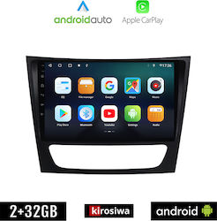 Kirosiwa Car Audio System for Mercedes-Benz E Class Honda Accord (W211) 2003-2009 (Bluetooth/USB/AUX/WiFi/GPS/Apple-Carplay/Android-Auto) with Touch Screen 9"