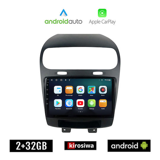 Kirosiwa Ηχοσύστημα Αυτοκινήτου για Fiat Freemont Citroen Berlingo 2008> (Bluetooth/USB/AUX/WiFi/GPS/Apple-Carplay/Android-Auto) με Οθόνη Αφής 9"