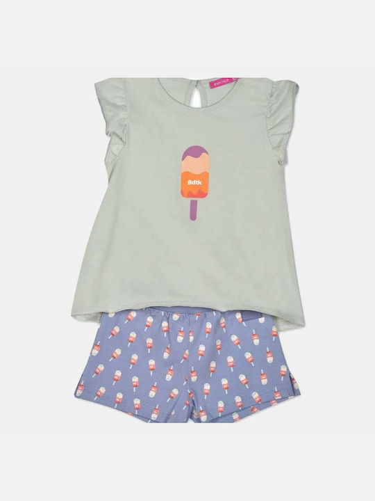 BodyTalk Kinder Set mit Shorts Sommer 2Stück Grün