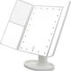 Factory Makeup Mirror Tabletop with Light 28x28cm White