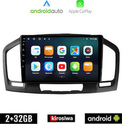 Kirosiwa Car Audio System for Opel Insignia Ford Ranger 2008-2013 (Bluetooth/USB/AUX/WiFi/GPS/Apple-Carplay/Android-Auto) with Touch Screen 9"