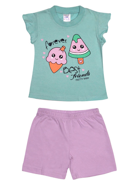 Pretty Baby Kids Nightwear Summer Green