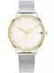 Tommy Hilfiger Pippa Γυναικείο Ρολόι 34mm Μπαταρίας με Ασημί Μεταλλικό Μπρασελέ