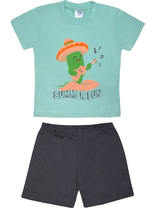 Pretty Baby Kids' Pajamas Summer Green