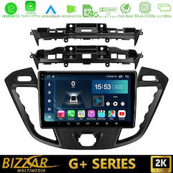Bizzar Car-Audiosystem für Ford Transit Custom / Tourneo Custom / Tourneo / Transit 2021-2022 (Bluetooth/USB/WiFi/GPS) mit Touchscreen 9"