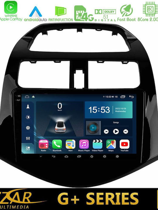 Bizzar Автомобилна Аудио Система (Блутут/USB/WiFi/GPS/Apple-Carplay/Android-Auto) с Тъчскрийн 9"