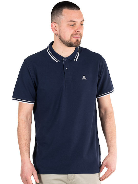 Double 10830 Polo Tricou Albastru marin