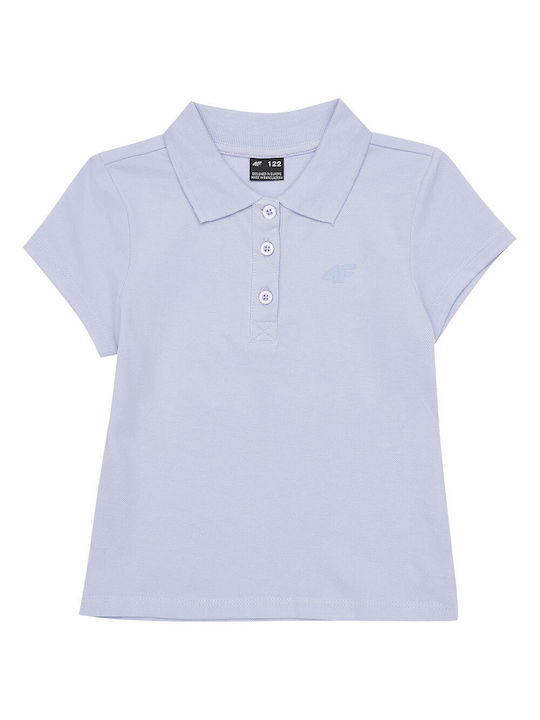 4F Kids' Polo Short Sleeve Lilac