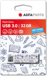 AgfaPhoto 32GB USB 3.0 Stick Alb