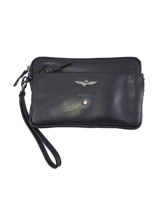 Leather Men's Bag Handbag Black