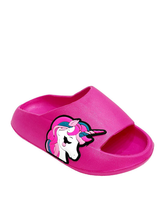 Kids' Slides Fuchsia