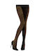 90 Denier Leopard tights KOLIN-Beige