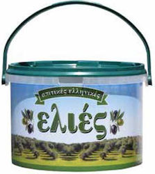 Plastic olive container, with net 10Lt