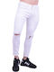 Denim slim jeans white White WITH SKIRT