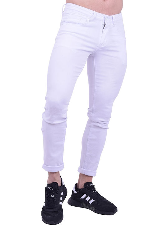 Denim slim jeans white White White without skirt