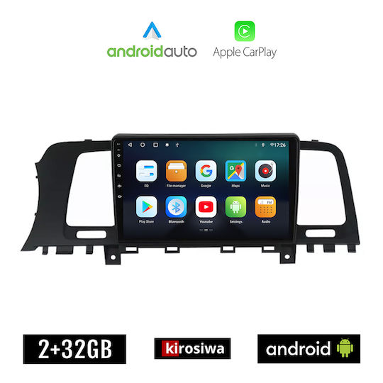 Kirosiwa Car Audio System for Nissan Murano 2007-2014 (Bluetooth/USB/AUX/WiFi/GPS/Apple-Carplay/Android-Auto) with Touch Screen 9"