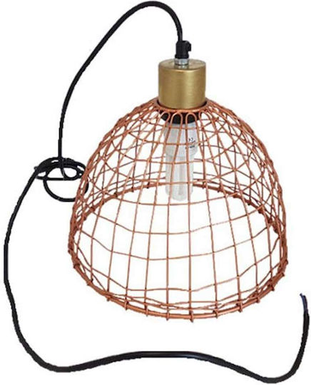 Atmosphera Pendant Light Bronze Grid with Socket E27