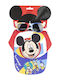 Cerda Kids' Hat Jockey Fabric Mickey Red