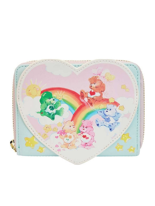 Loungefly Care Bears - Cloud Party Kids Wallet with Zipper Care Bears Cloud Party Zip Around