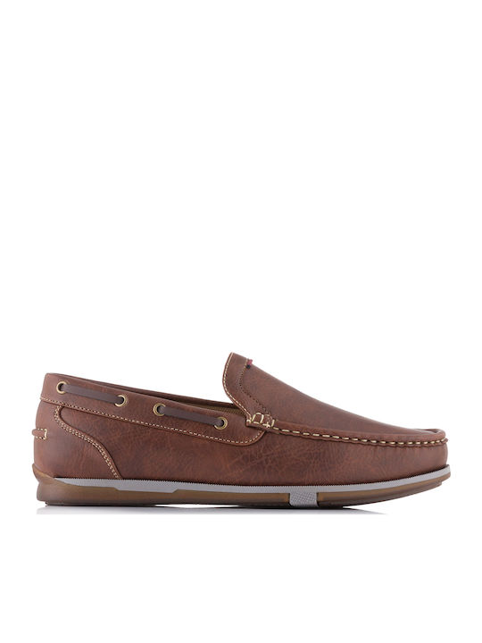 Cockers Men's Synthetic Leather Moccasins Brown