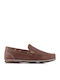 Men's Synthetic Leather Moccasins Brown