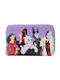 Loungefly Wallet for Girls with Velcro Purple WDWA2475