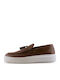 Men's Leather Moccasins Tabac Brown