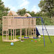 vidaXL Дървена Кула 362x585x238см. за 3+ години Години Кафяв