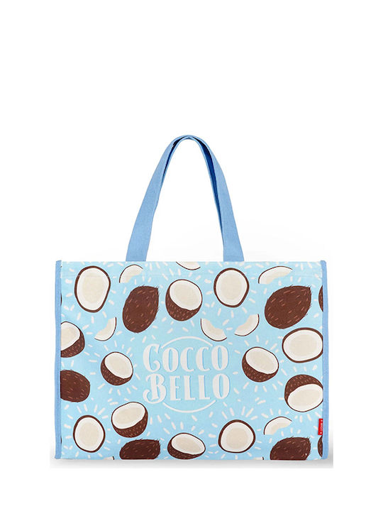 Legami Milano Cocco Bello Τσάντα για Ψώνια σε Γαλάζιο χρώμα