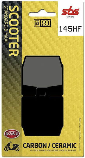 SBS Motorcycle Brake Pads Rear for Yamaha Aerox 50 2T 1997-2011 for Vespa 50 Yamaha Aerox