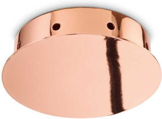 Ideal Lux Ροζέτα Οροφής για Φωτιστικά Ροζ Χρυσή 272443