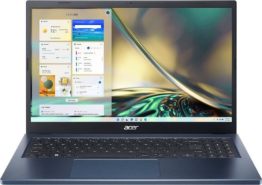 Acer Aspire 3 A315-24PT-R90Z 15.6" IPS FHD (Ryzen 5-7520U/8GB/512GB SSD/W11 Startseite) Steam Blue (US Tastatur)