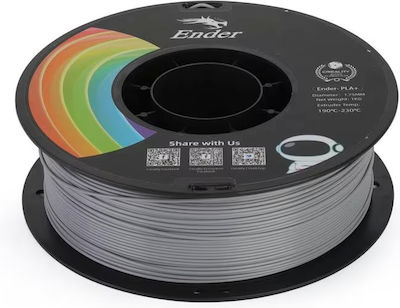 Creality3D EN PLA 3D Printer Filament 1.75mm Γκρι 1kg