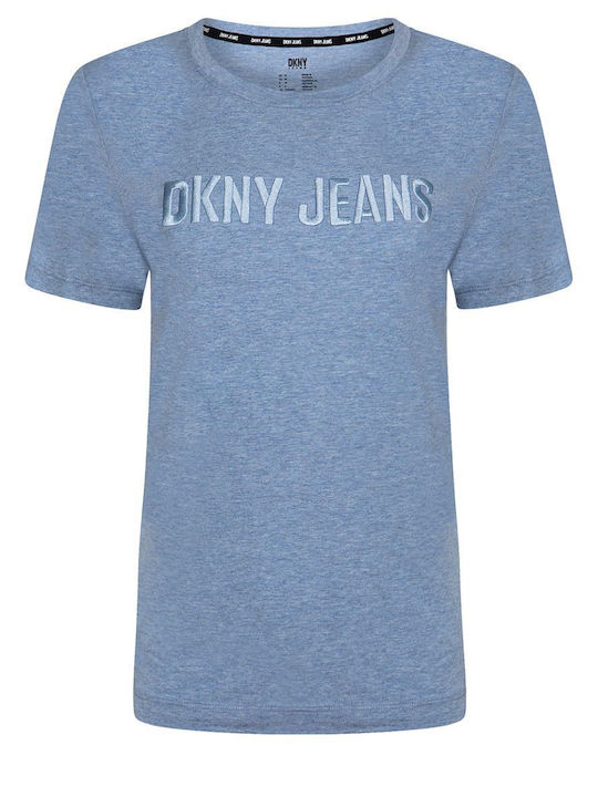 DKNY Women's T-shirt Light Blue