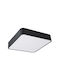 GloboStar Kamala Deckenleuchte 40cm Schwarz mit Integrierter LED und Fernbedienung
