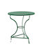 Noah Outdoor Dinner Free Standing Metal Table Green 70x70x72cm