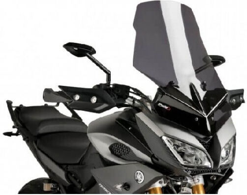 Puig Motorcycle Windshield & Windscreen Tinted Visor for Yamaha MT-09 7646F