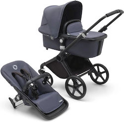 Bugaboo Fox 2 in 1 Adjustable 2 in 1 Baby Stroller Suitable for Newborn Stormy Blue 9.9kg