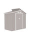 Metallic Garden Shed Galvanized Oscar A with Air Vents L2.2xW1.29xH2.14m