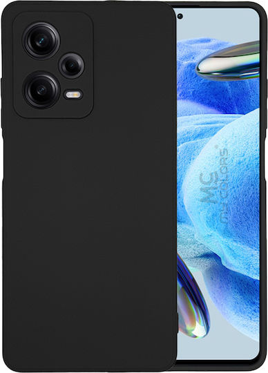 Sonique Back Cover Silicone Black (Redmi Note 12 Pro 5G)