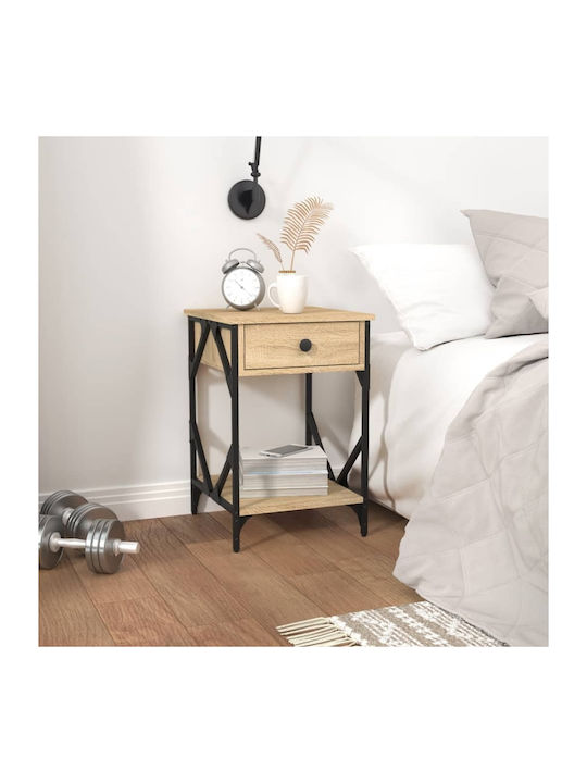 Wooden Bedside Table Sonoma 40x42x60cm