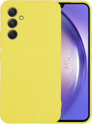 Sonique Задна корица Силикон Жълт (Galaxy A34)
