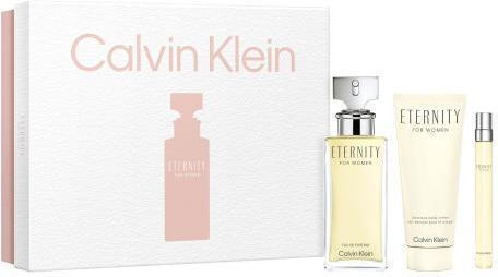Calvin Klein Eternity Damen Set mit Eau de Parfum und Mini Duft 3Stück