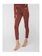 Women's Long Yoga Legging High Waisted Brown